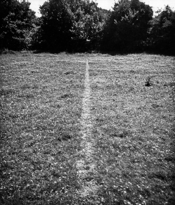 Richard Long, A Line Made by Walking, England 1967